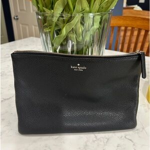 Kate Spade EUC Zip pouch 10.5x7.5 black